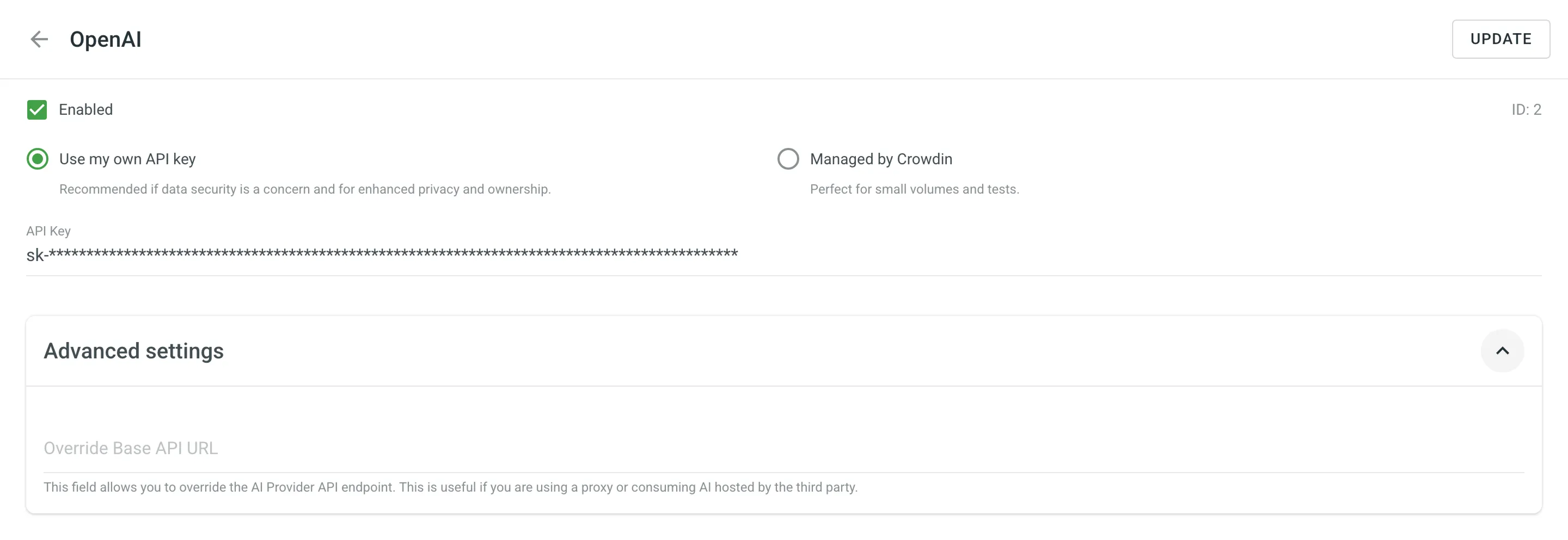 Configuring AI Provider